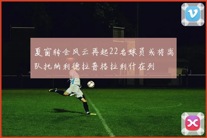 夏窗转会风云再起22名球员或将离队托纳利德拉普格拉利什在列